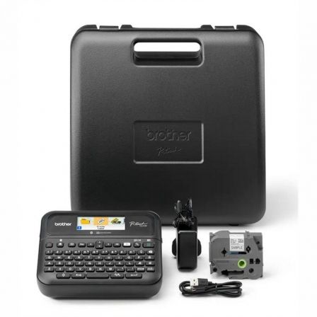 Brother PT-D610BTVP Rotuladora Electrónica con Teclado QWERTY, Pantalla a Color y Conectividad Bluetooth/USB Brother PT-D610BTVP Rotuladora Electrónica con Teclado QWERTY, Pantalla a Color y Conectividad Bluetooth/USB